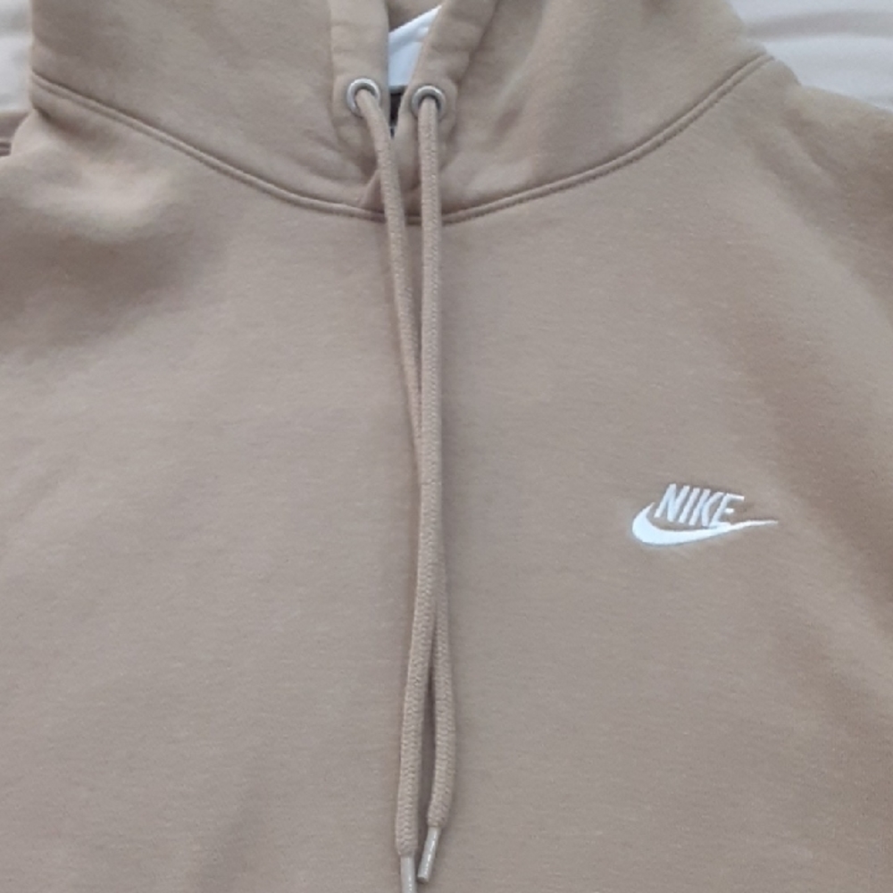 Nike Club Men's Fleece Beige Pullover Hoodie. - Picture 12 of 16